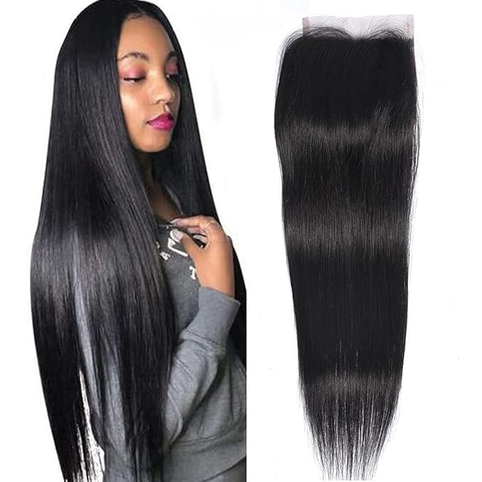 CLOSURE STRAIGHT LONG HAIR BLEND