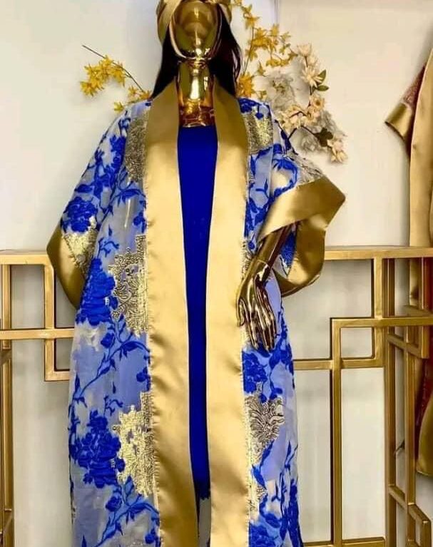 Brocade Two Pieces Gown