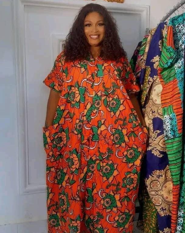 Flower Ankara Gown