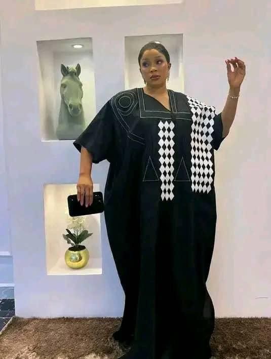 Black Mikado with Aso Oke