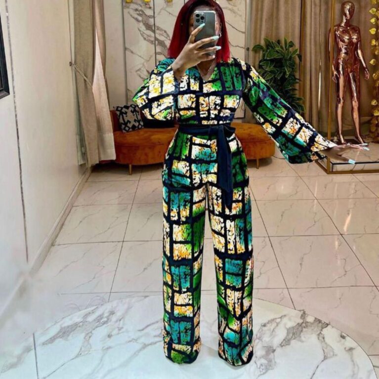 African Print Jumpsuit